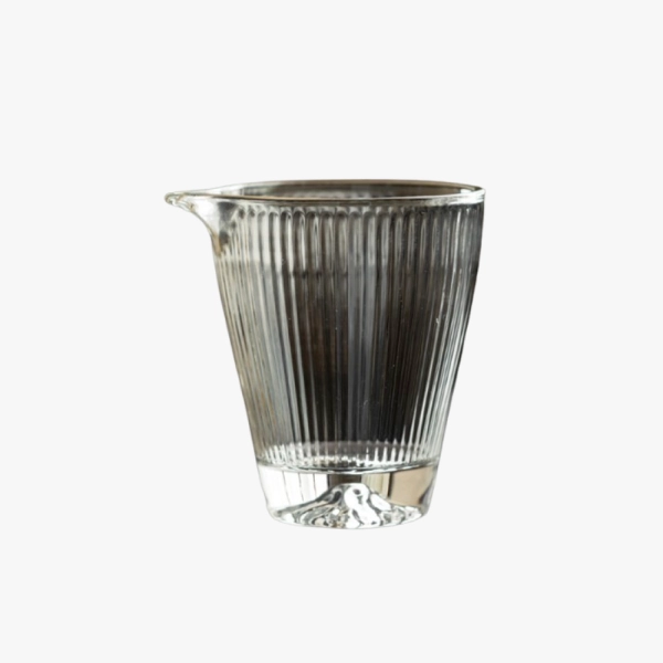 "Mountain View" Striped Glass Chahai 245ml