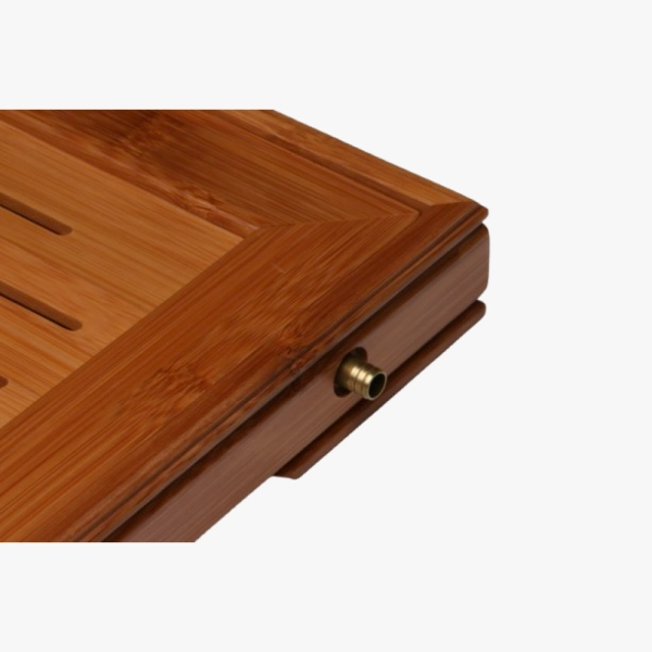 Large Bamboo Tea Tray "Tea Poetry"