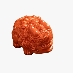 Color-Changing Pixiu Tea Pet orange