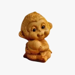 Wooden Monkey Tea Pet