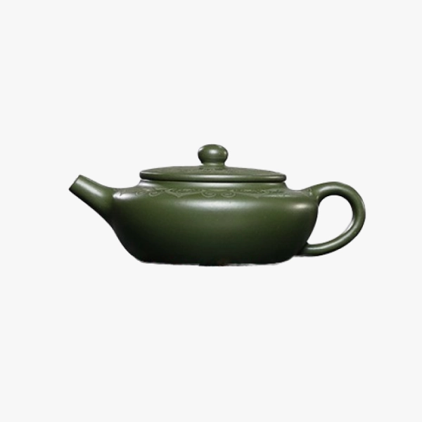 Yixing Zisha Teapot "Bian Chen" (Flat Morning) 170ml