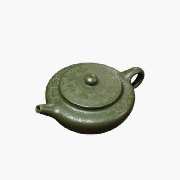 Yixing Zisha Teapot "Bian Chen" (Flat Morning) 170ml